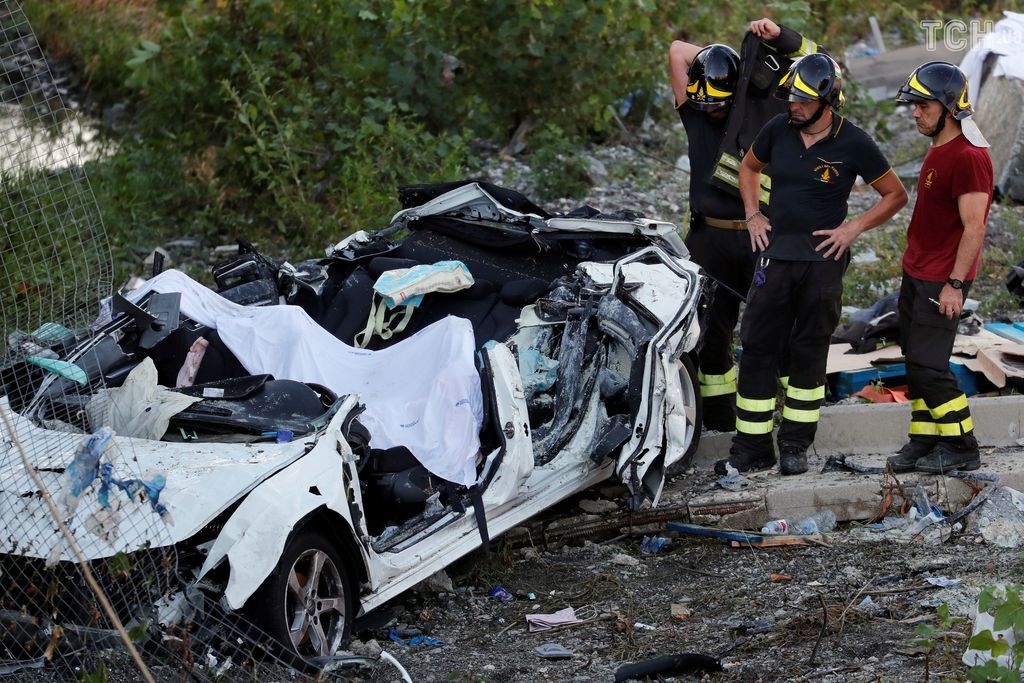 Обвал мосту в Генуї: з'явилися ексклюзивні кадри порятунку дивом вцілілої українки