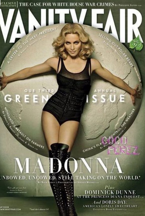 Мадонна на обложке журнала