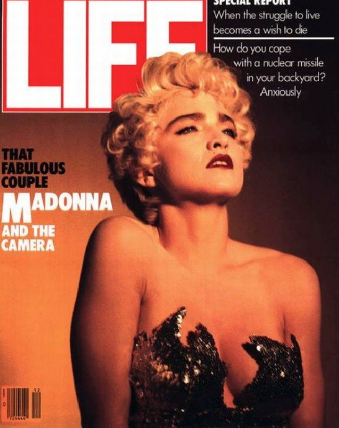 Мадонна на обкладинці журналу
