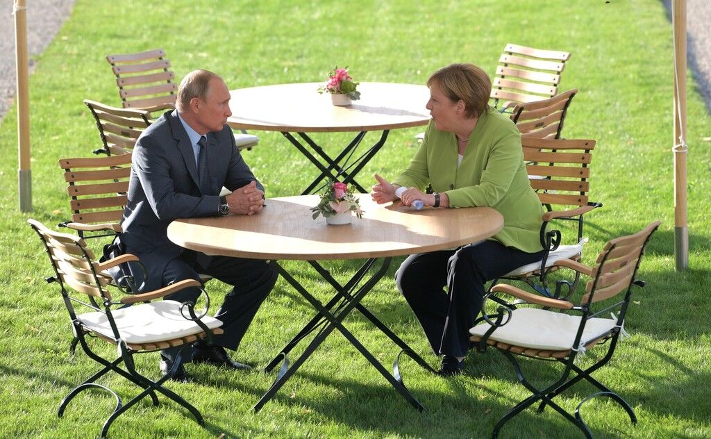 Встреча Владимира Путина и Ангелы Меркель