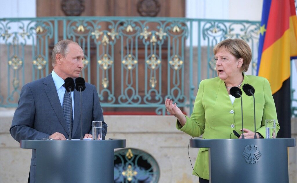 Встреча Владимира Путина и Ангелы Меркель