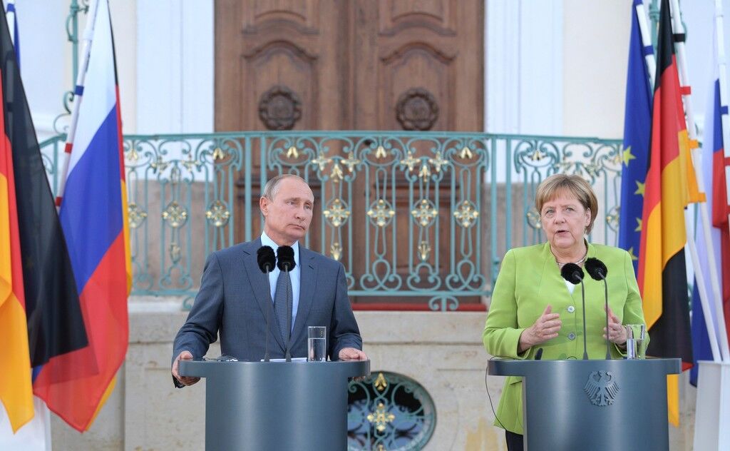 Зустріч Володимира Путіна і Ангели Меркель
