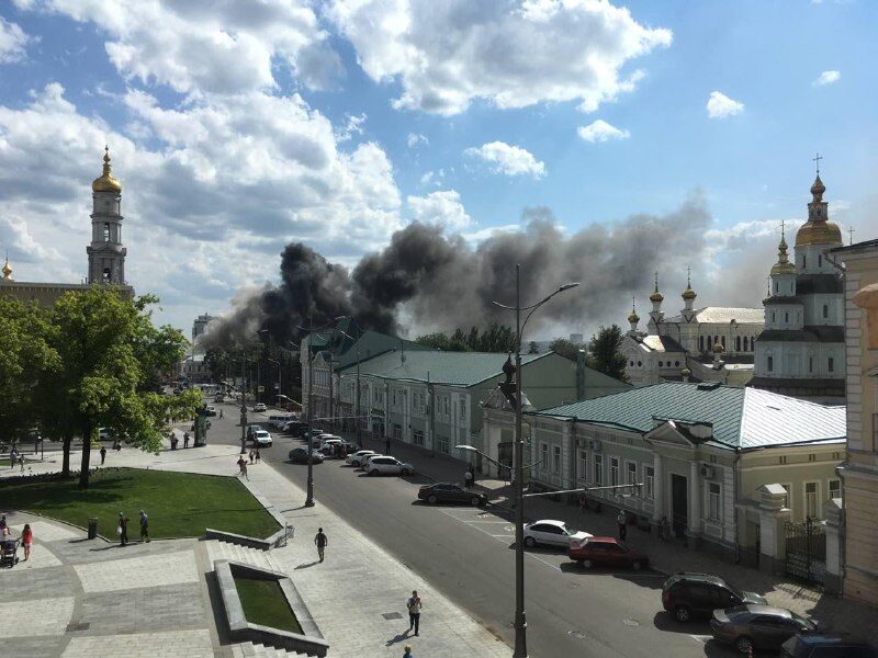 В Харькове загорелось культовое здание: все подробности ЧП