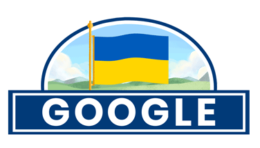 День Независимости: Google посвятил Украине дудл