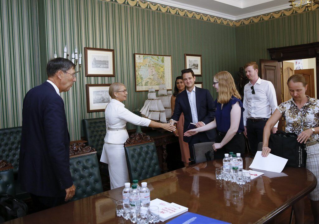 Тимошенко на зустрічі з делегацією Atlantic Council