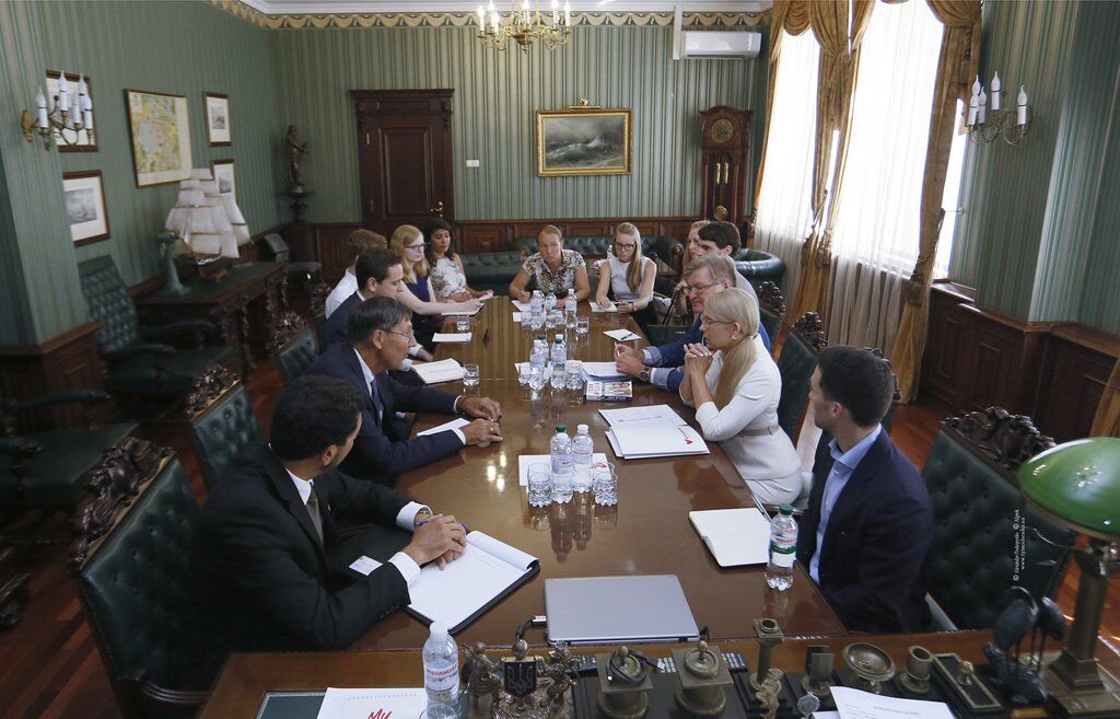 Тимошенко на встрече с делегацией Atlantic Council