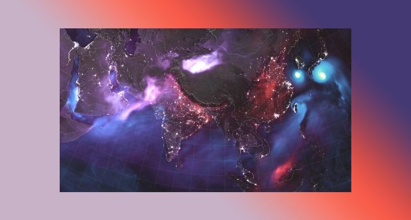 Грязные участки Земли: NASA опубликовали необычную карту