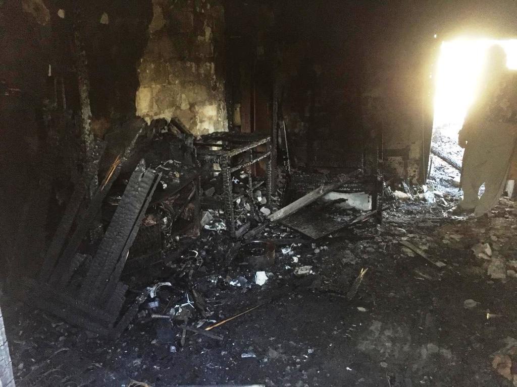 В Запорожской области женщина сгорела в собственном доме