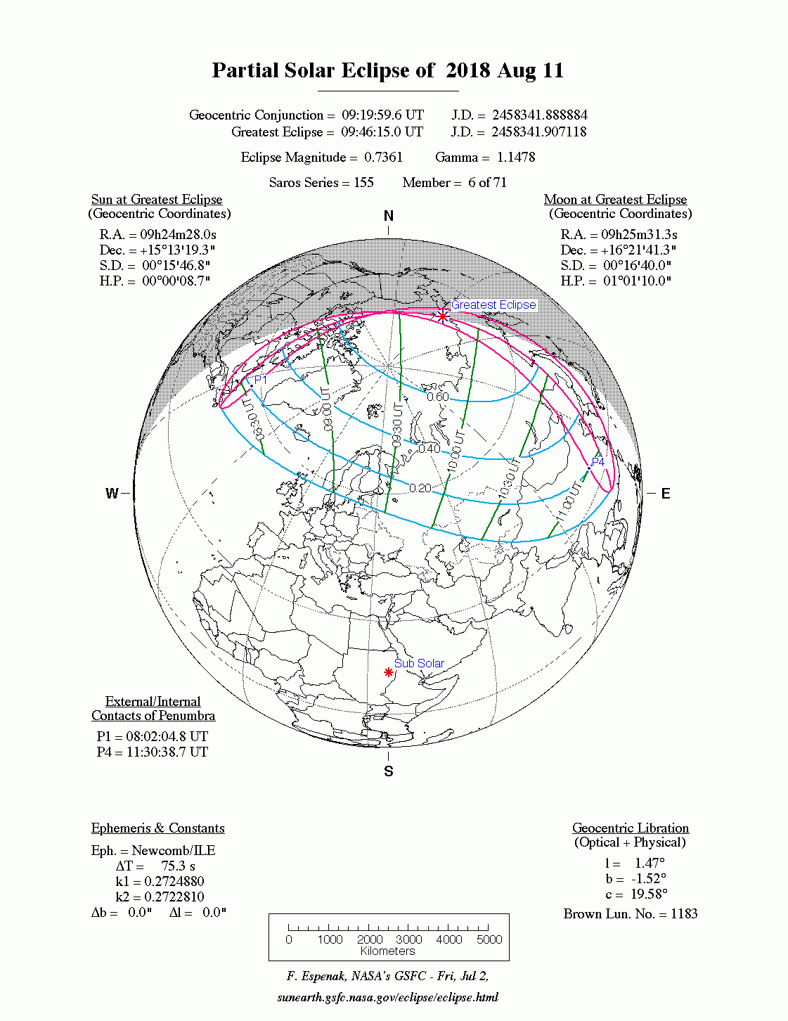 Землю накроет гигантская тень: онлайн-трансляция затмения