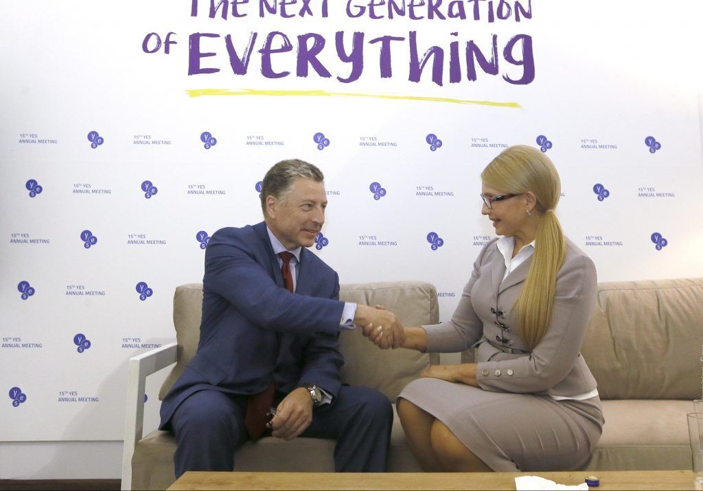 ''Донбас все далі від миру'': Тимошенко обговорила з Волкером Україну