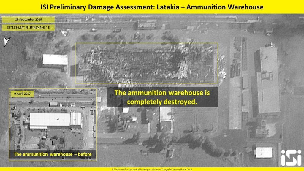 Авіаналіт ВПС Ізраїлю в Сирії: з'явилися супутникові знімки знищеного заводу