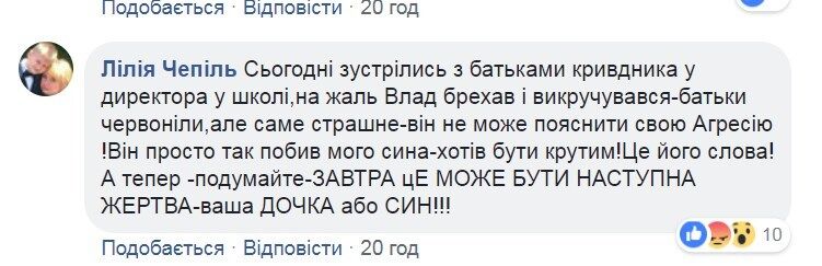 На Прикарпатье ребенка погибшего воина АТО жестоко избили за казачий чуб. Фотофакт  