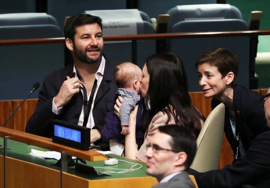 Впервые в истории: известный политик пришла на Генассамблею ООН с грудным ребенком
