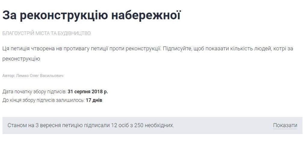 "Не лізьте!" В Ужгороді розгорівся скандал довкола ремонту центральної набережної