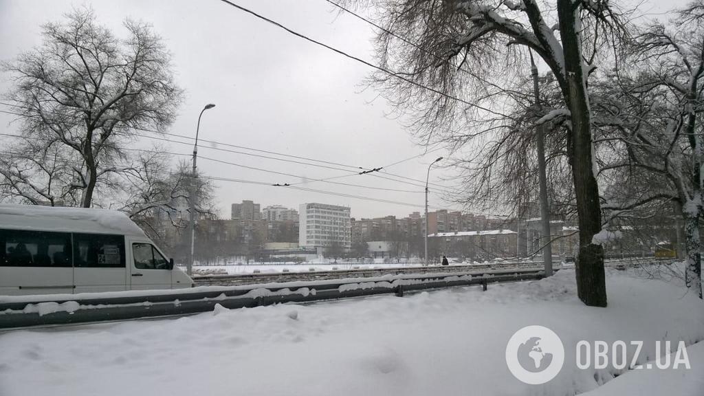 Фото Донецка: снег напал неожиданно