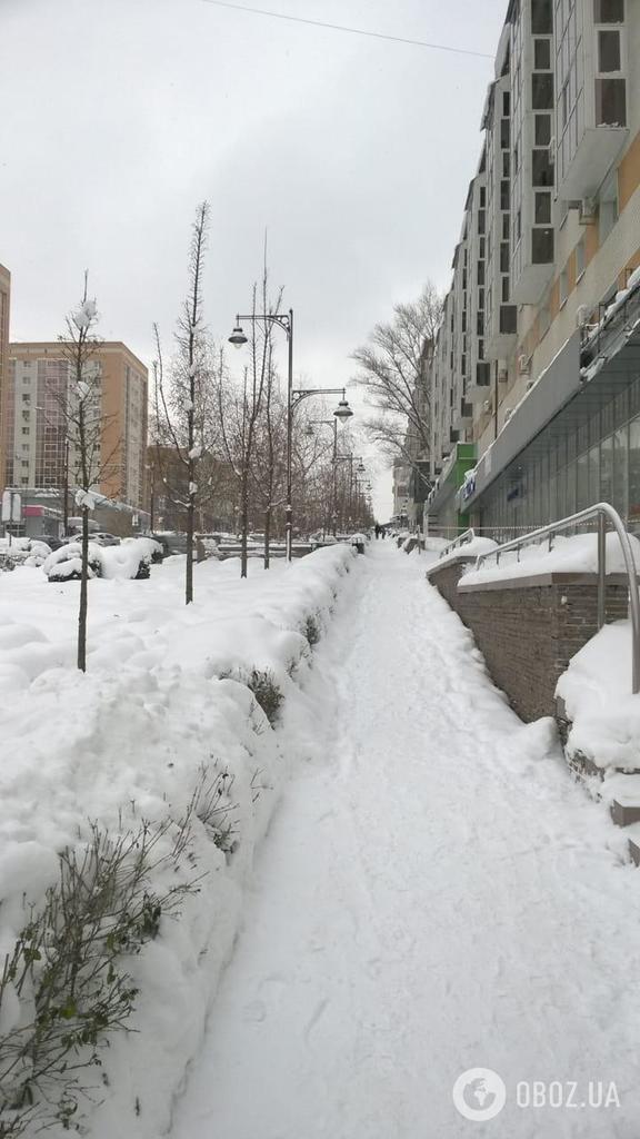 Фото Донецка: снег напал неожиданно