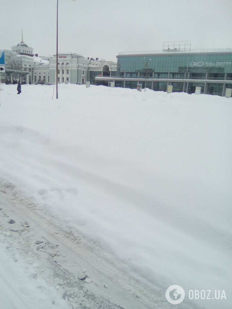 Фото Донецка: снег напал неожиданно