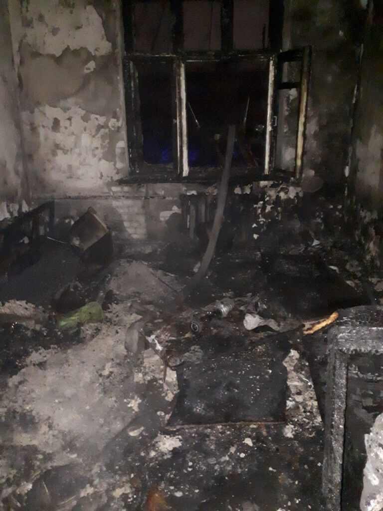 В Запорожье горело студенческое общежитие