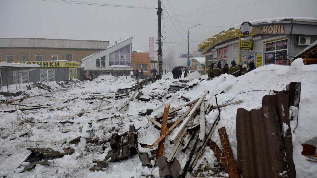 Обвалення торговельного ряду в Макіївці