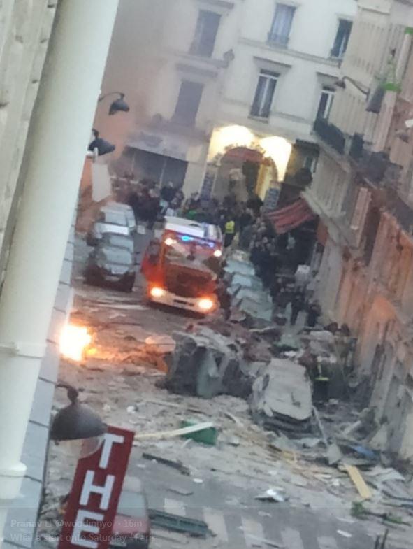 В Париже произошел мощный взрыв: 50 раненых, есть жертвы