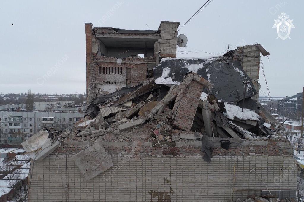 Разрушеный дом в Шахтах