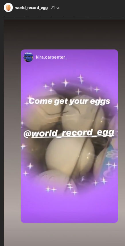 Фото-рекордсмен курячого яйця в Instagram: розкрито секрет