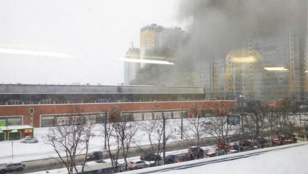 Пожежа у друкарні у Санкт-Петербурзі