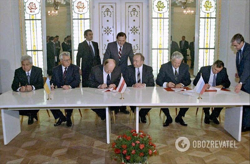 Подписание Соглашения о ликвидации СССР и создании Содружества Независимых Государств