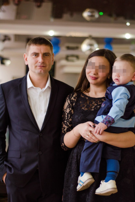 Игорь с женой Мариной и сыном