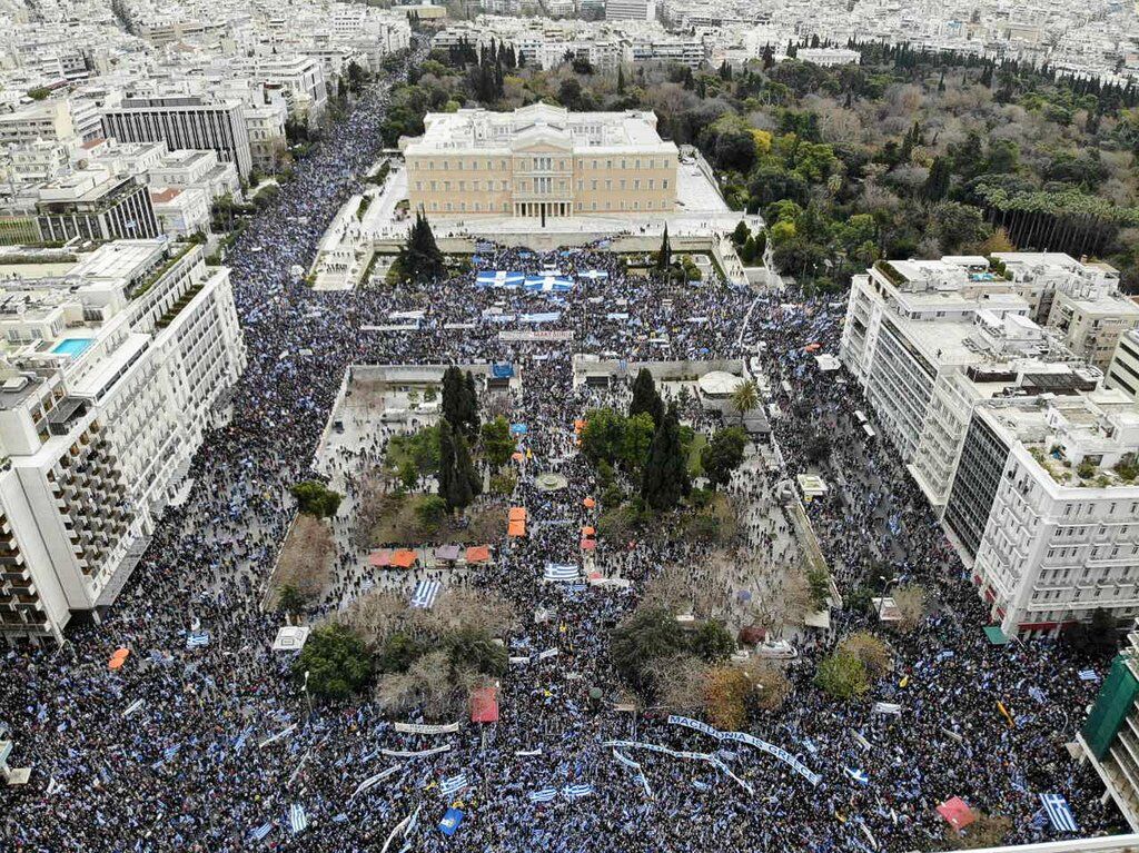 Грецию охватили масштабные протесты из-за Македонии: подробности, фото и видео