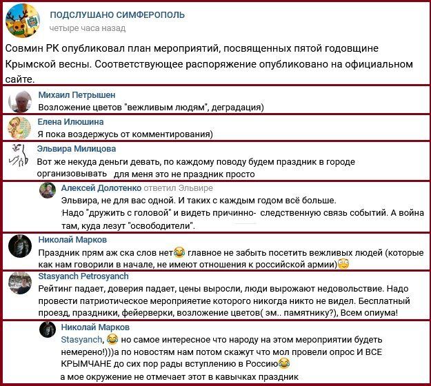 Новости Крымнаша. Люблю хайпануть над в*тной геополитической болью