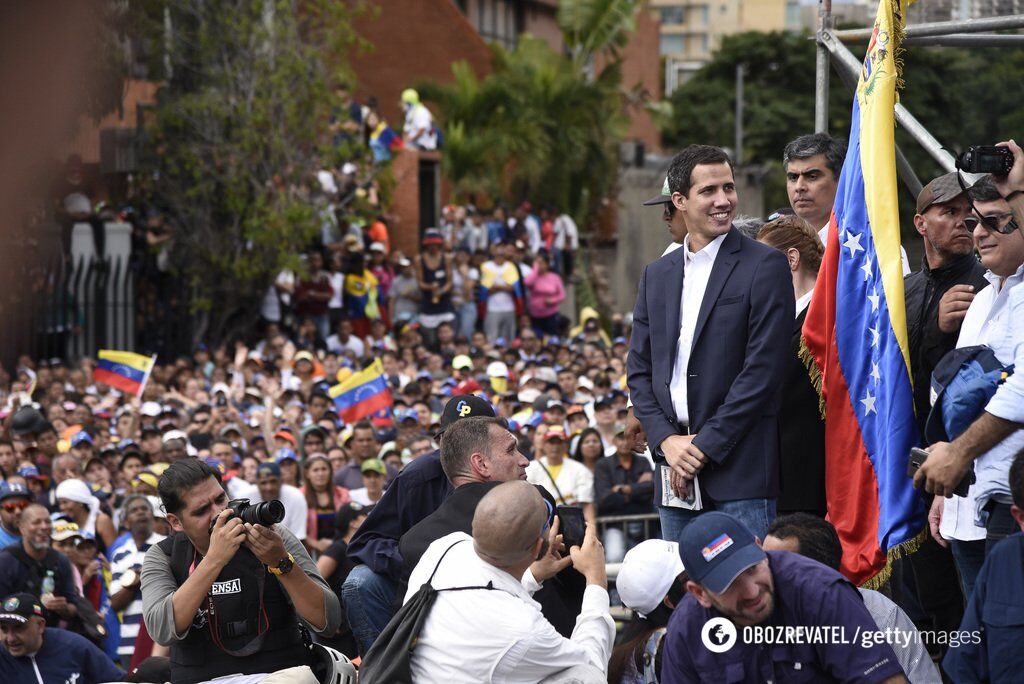 Лідер опозиції Венесуели Хуан Гуайдо