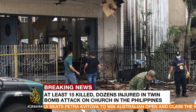 На Філіппінах підірвали католицький собор під час меси: 27 жертв. Моторошні фото