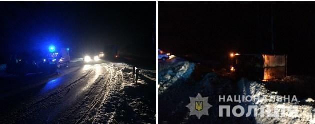 Под Киевом произошло ДТП с грузовиками