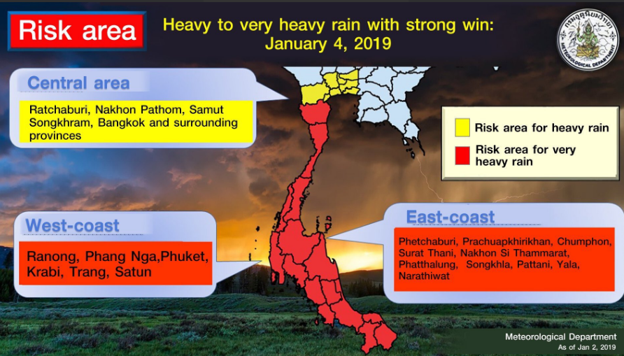 ''Гігантський сом'': Таїланд спіткав найсильніший за півстоліття шторм
