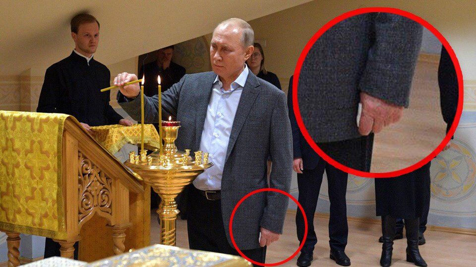 До крови: Путин получил повреждение накануне Рождества