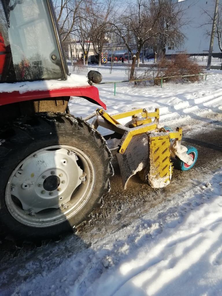 Уборка снега в Киеве