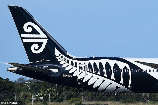 Літак авіакомпанії Air New Zealand