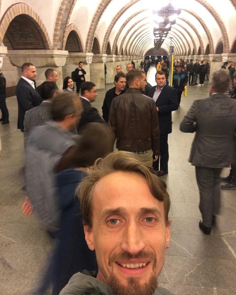 В метро Киева заметили Тома Круза