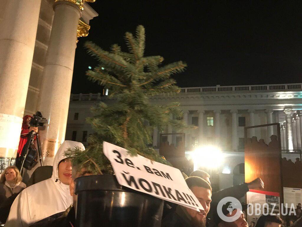 "Йолка для Зе": в Украине массово вышли против капитуляции. Фото и видео