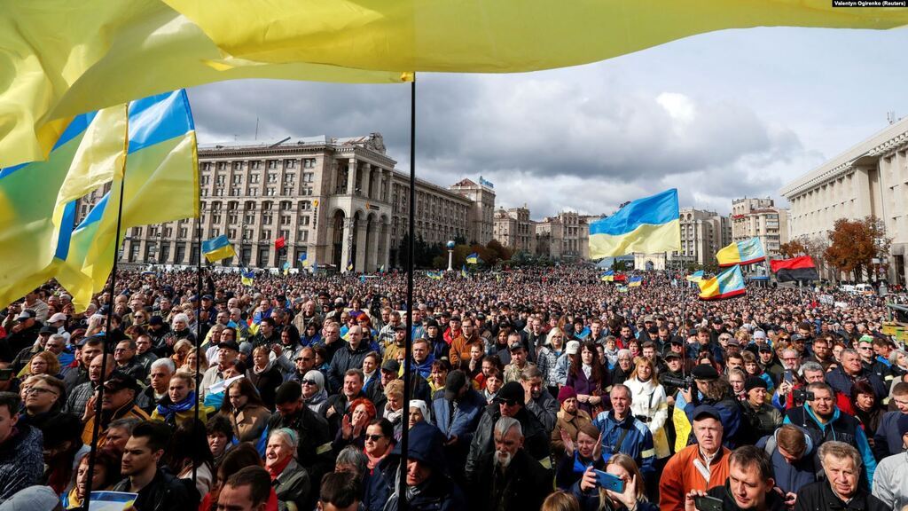 Вече на Майдане против капитуляции, 6 октября 2019 года