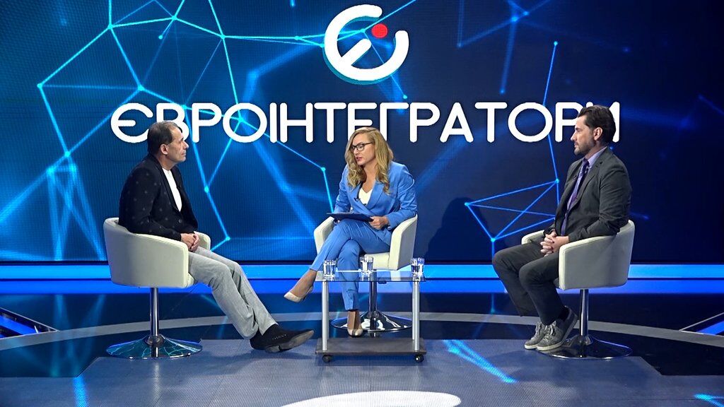 Довидас Віткаускас і Ігор Фомін в ефірі програми "євроінтеграторів"