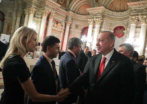 Поклонська на зустрічі з Ердоганом
