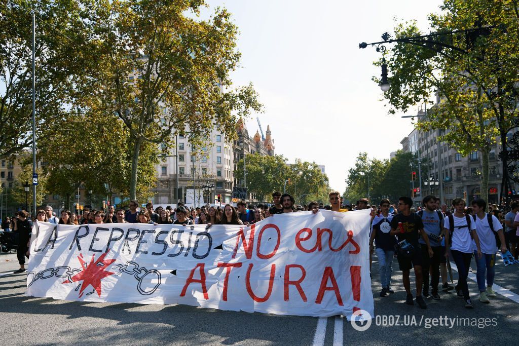 Протести в Барселоні