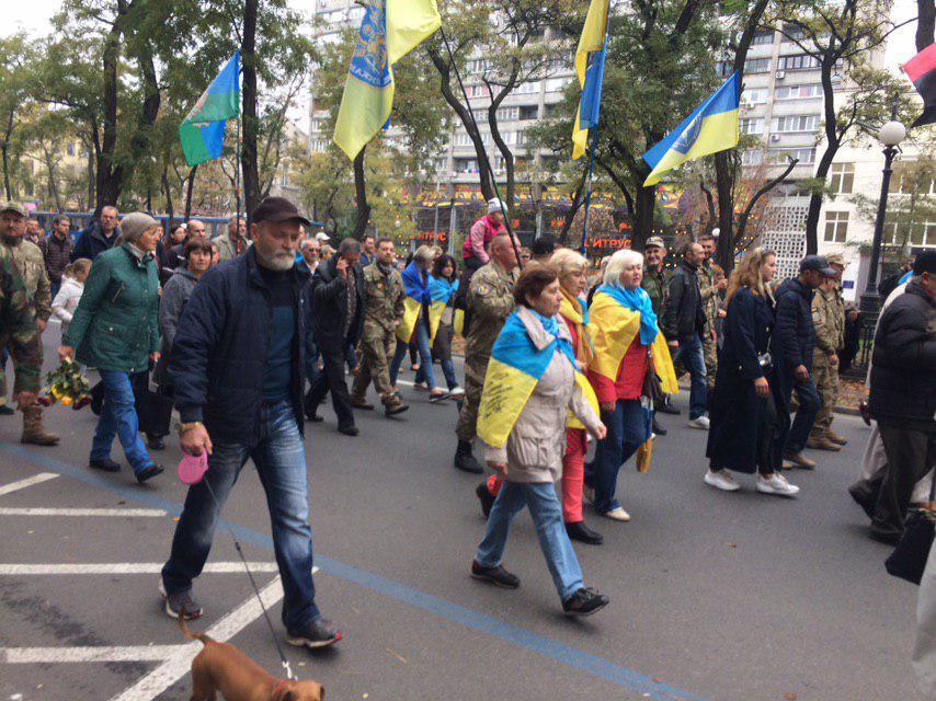 В Днепре стартовал Марш защитников