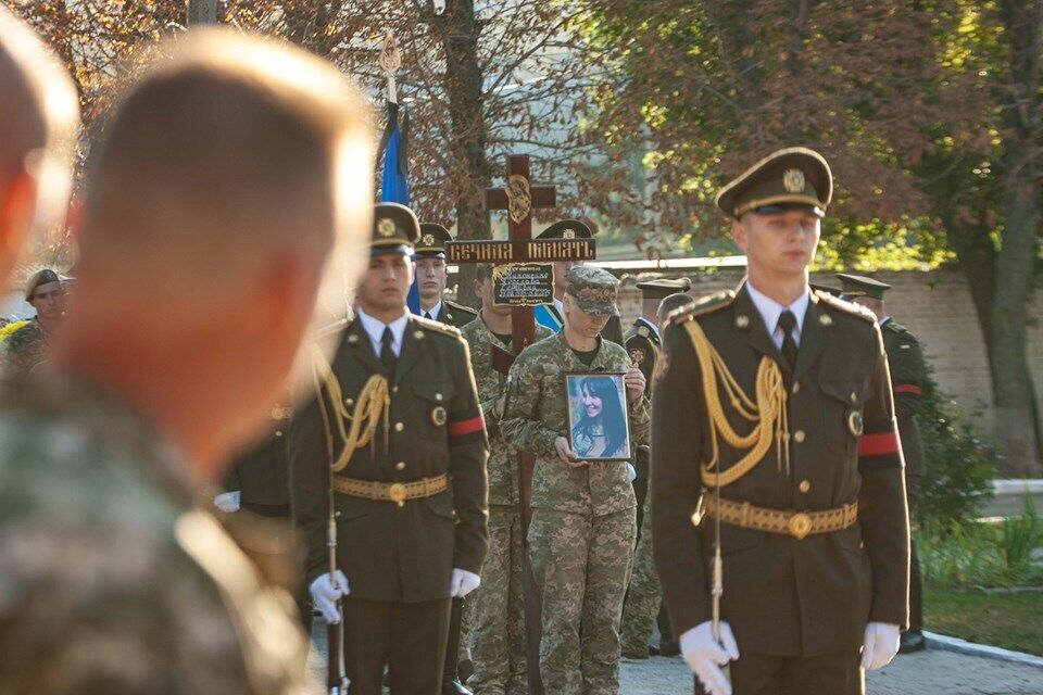 Прощание с Ярославой Никоненко