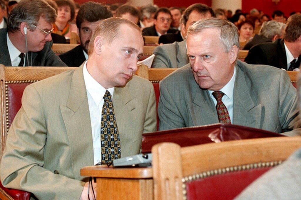 Володимир Путін і Анатолій Собчак у 1990-х