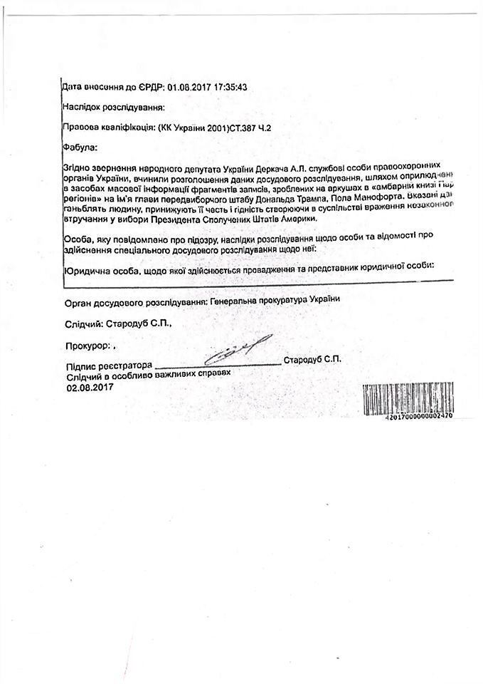 Втручання України у вибори в США: рішення суду дало справі новий поворот