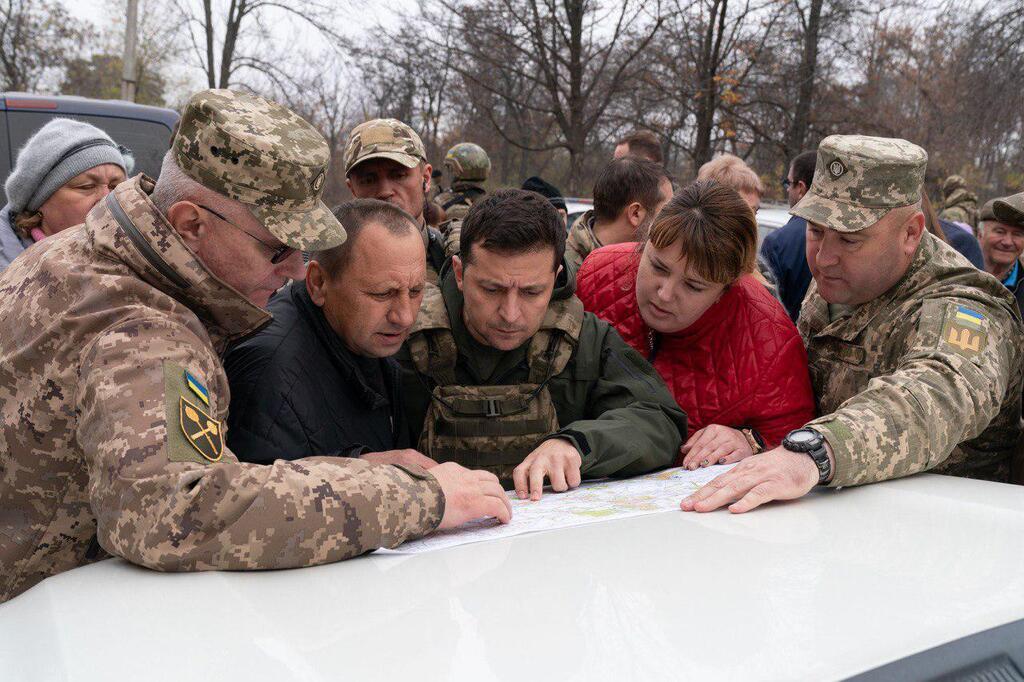 Володимир Зеленський відвідав Золоте