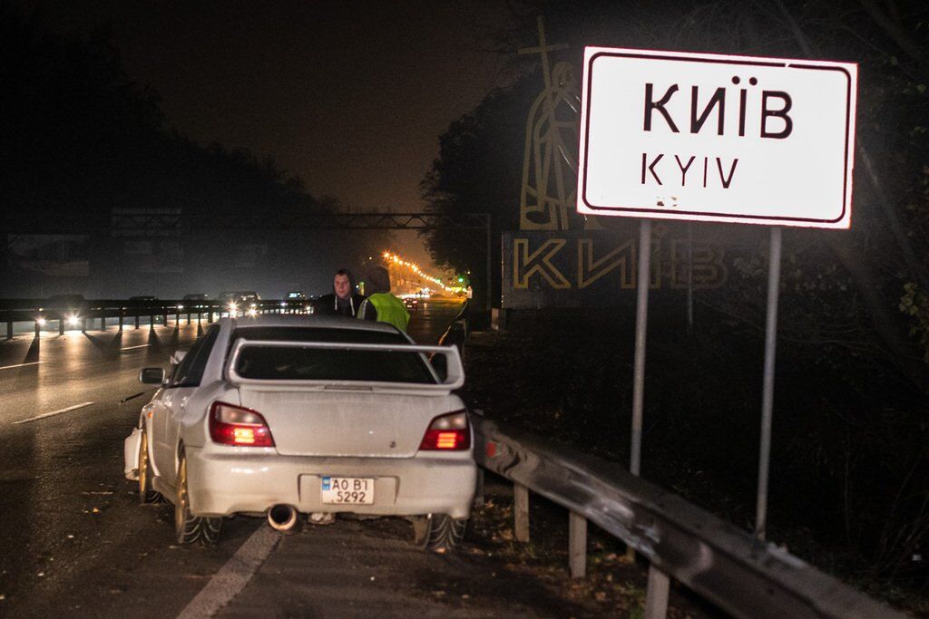 На Одесской трассе, на въезде в Киев, произошло кровавое ДТП